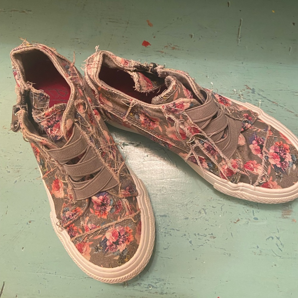 Youth Girls Blowfish High-Top Tennis Shoes